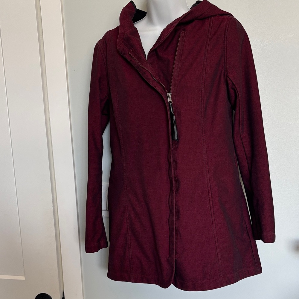 Mia Melon Women's Red-Burgundy Rain Jacket
